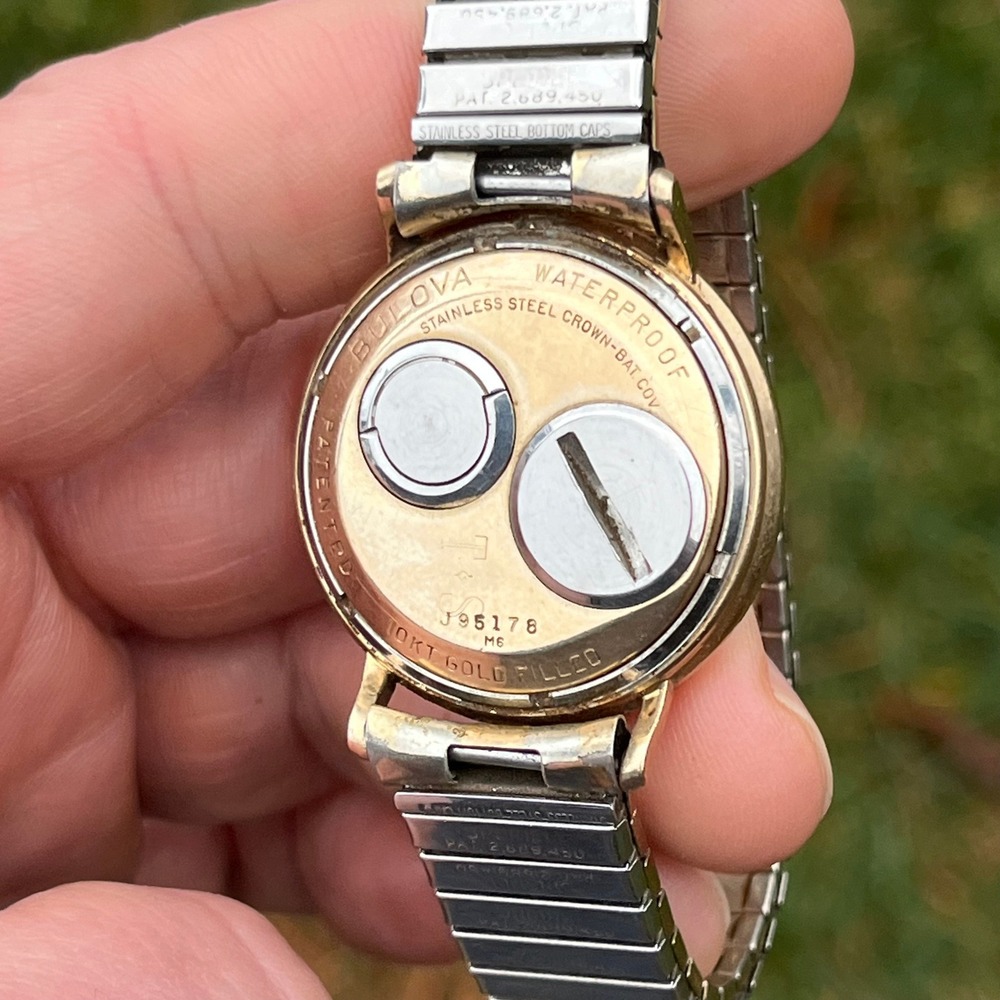 Bulova Accutron Watch Tuning Fork 214 Watch Diamond Dial 10K Gold Filled M6 1966 - Picture 2 of 16
